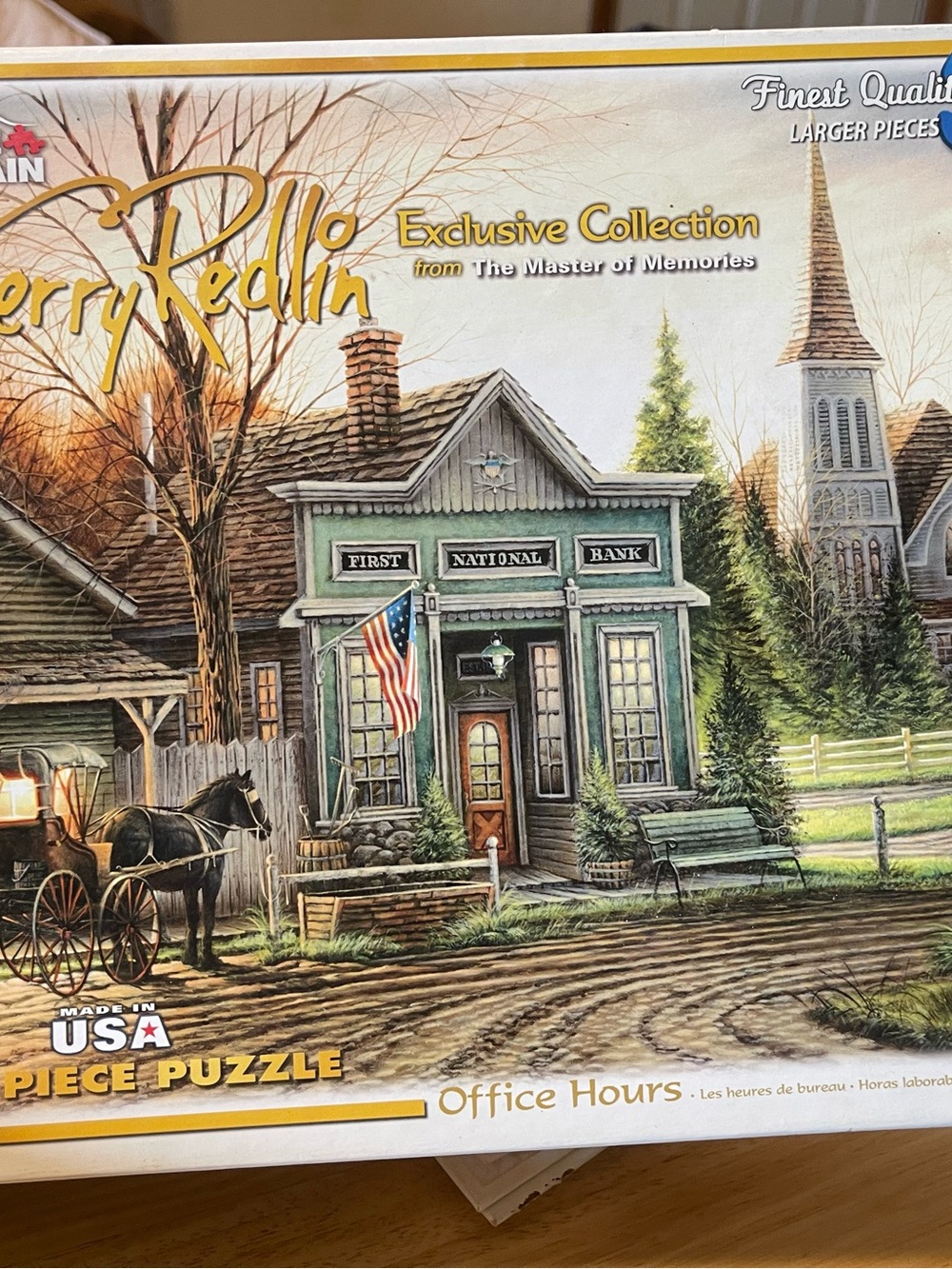 Terry Redlin 500 Piece "Office Hours”- Buffalo Jigsaw Puzzle P-022